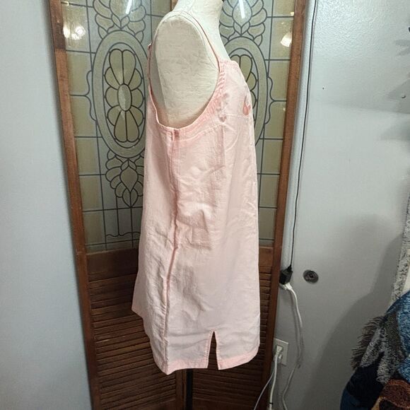 Nike Swoosh Women Woven Cami Dress Size XL Sleeveless Light Pink Size XL - Picture 3 of 12